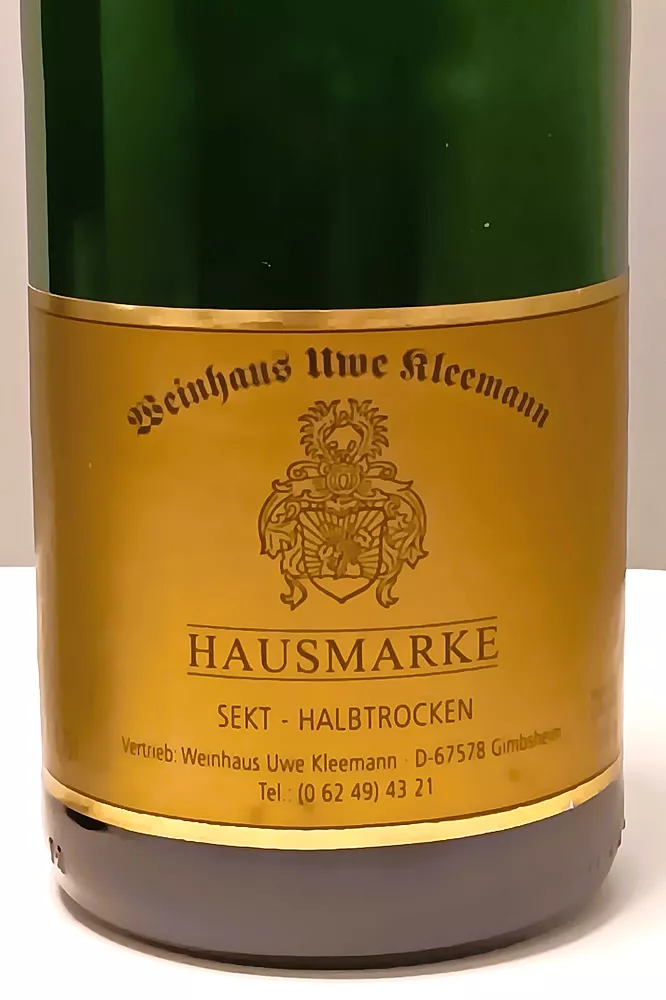 Weingut Uwe und Matthias Kleemann GbR - Hausmarke Sekt halbtrocken