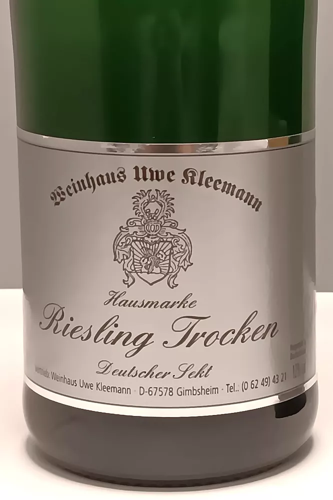 Weingut Uwe und Matthias Kleemann GbR - Riesling Sekt trocken