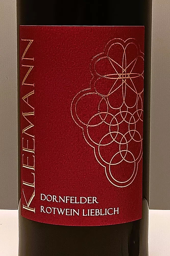 Weingut Uwe und Matthias Kleemann GbR - 
Dornfelder Rotwein lieblich