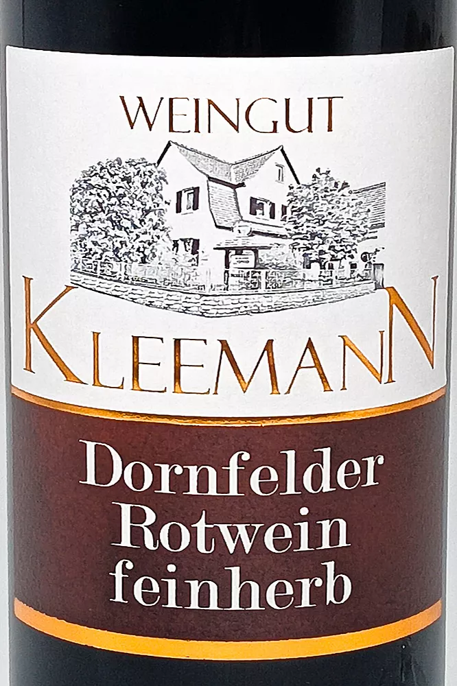 Weingut Uwe und Matthias Kleemann GbR - Dornfelder Rotwein feinherb
