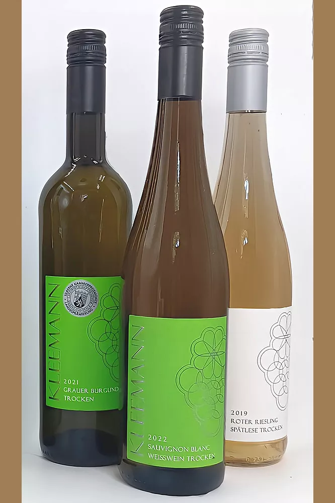 Weingut Uwe und Matthias Kleemann GbR - Trockene Weißwein-Kiste 6 Flaschen