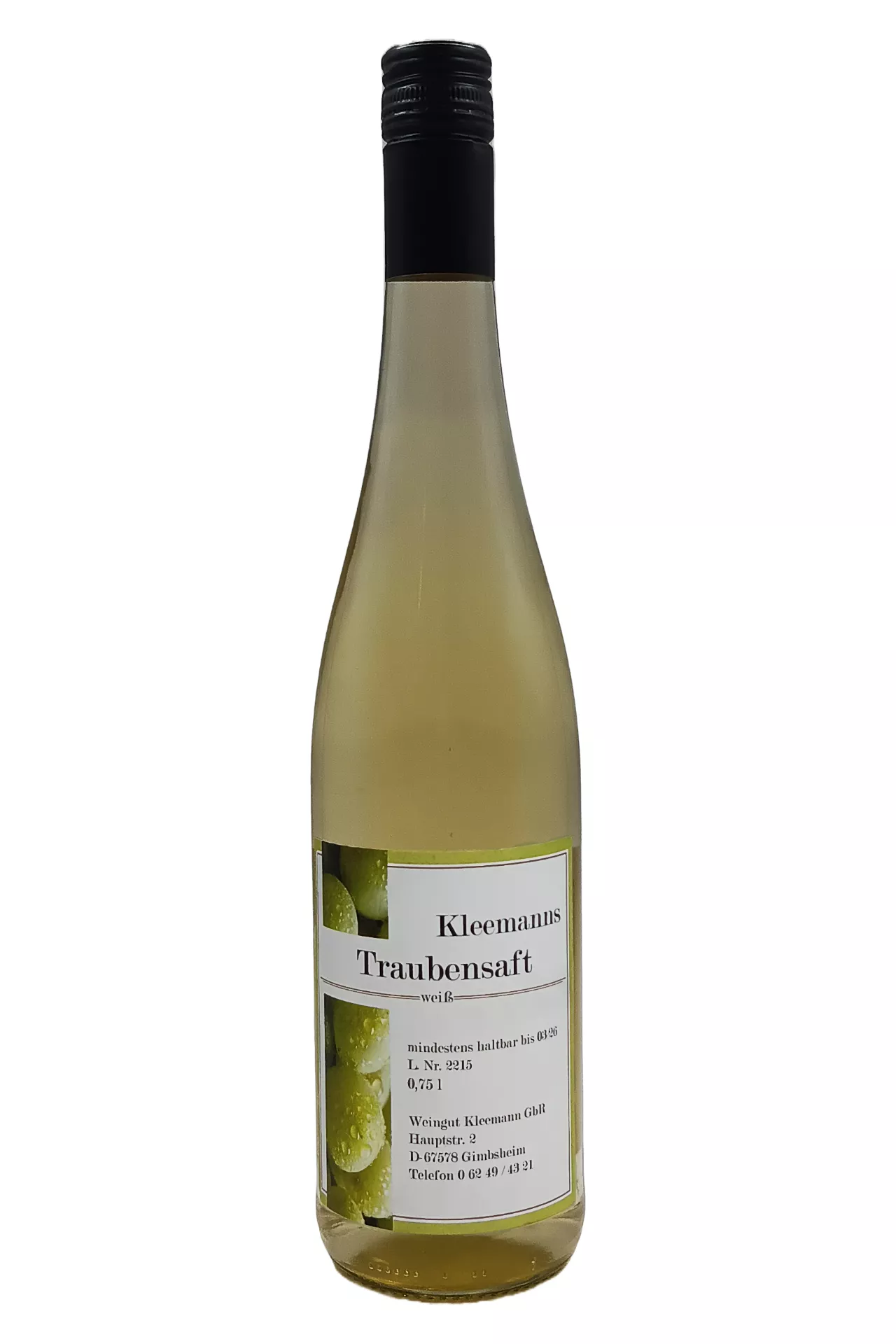 Weingut Uwe und Matthias Kleemann GbR - Traubensaft weiß 0,75 Liter