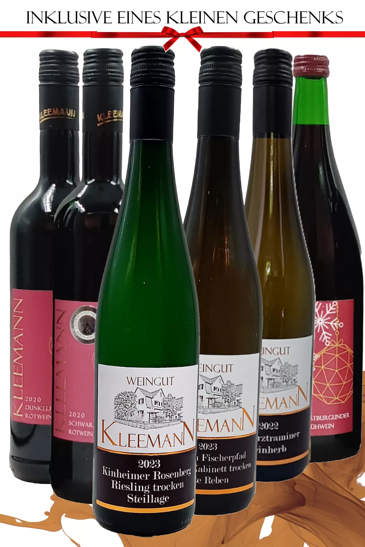 Weingut Uwe und Matthias Kleemann GbR - Weihnachtskiste 6 Flaschen