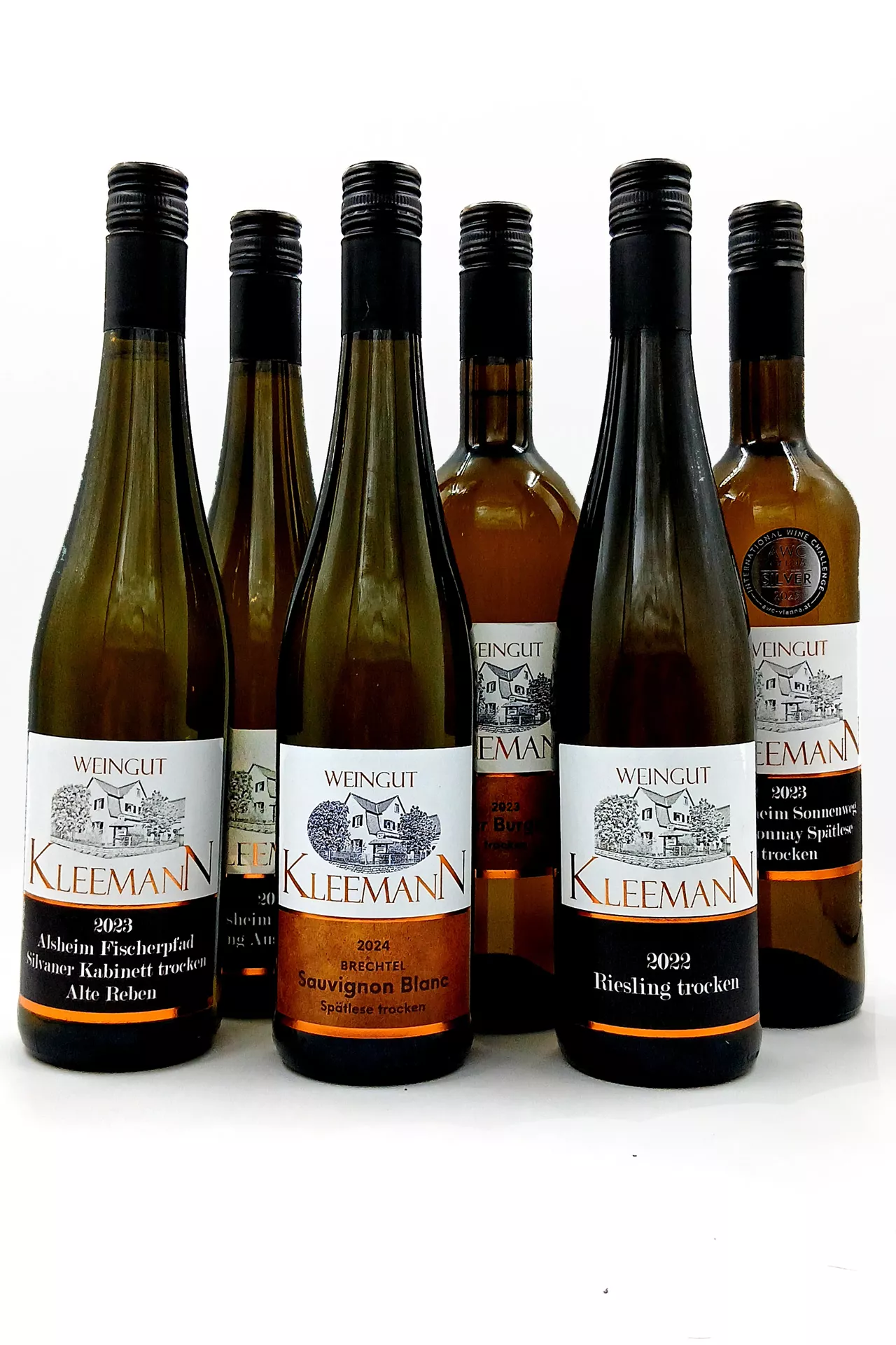 Weingut Uwe und Matthias Kleemann GbR - Trockene Weißwein-Kiste 6 Flaschen
